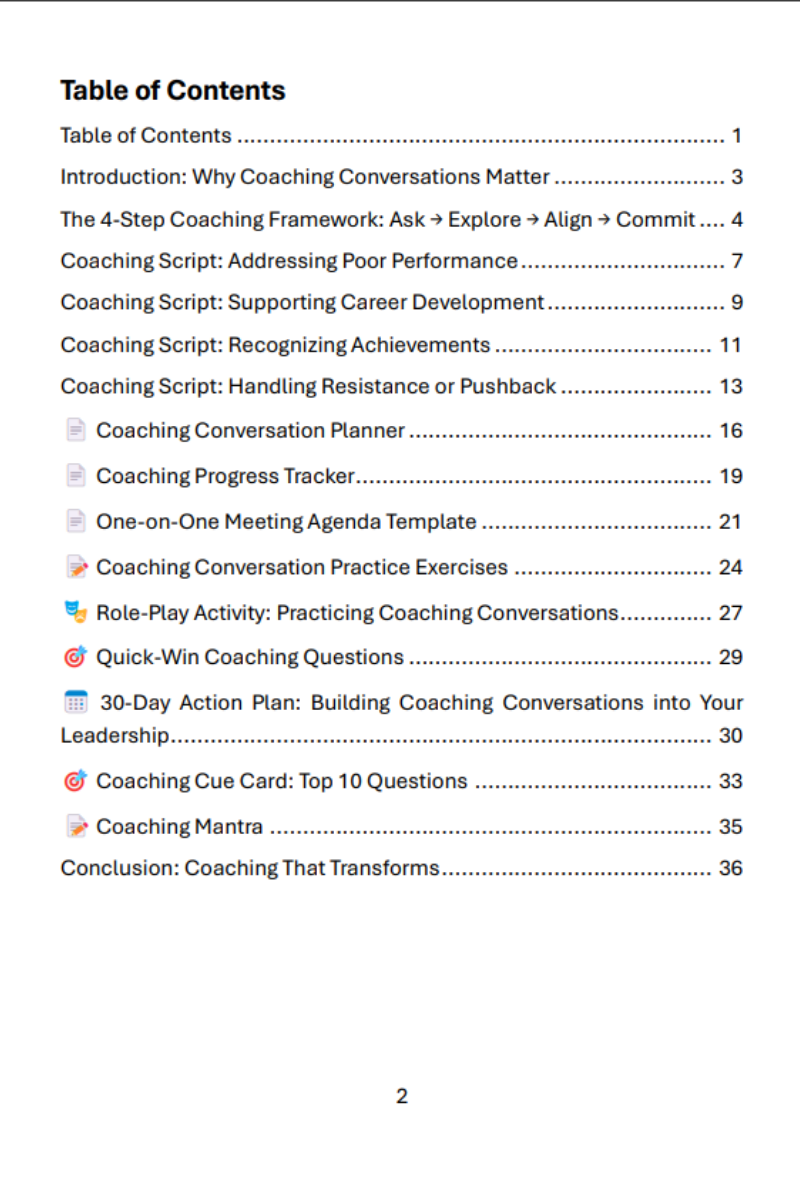 Coaching Conversations Guide: Unlock Growth in Every Interaction