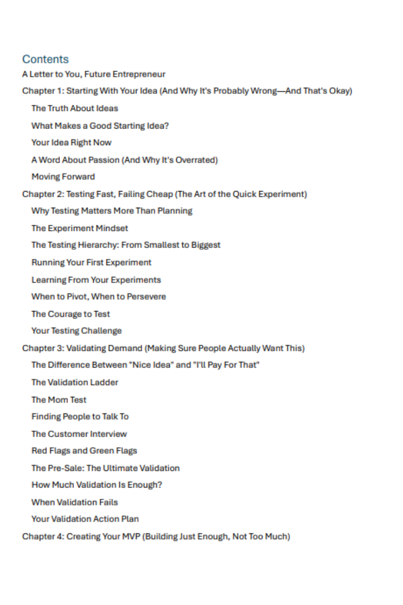 The Lean Startup Playbook for Solopreneurs – Printable Action Guide