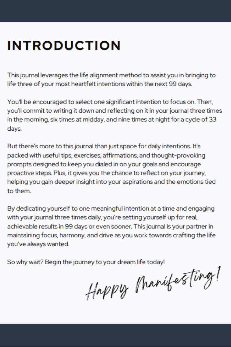 Life Alignment Journal (Digital Download)