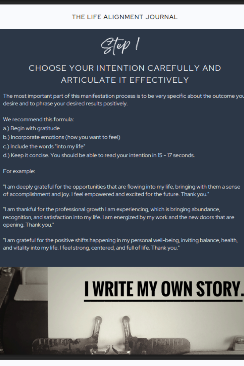 Life Alignment Journal (Digital Download)