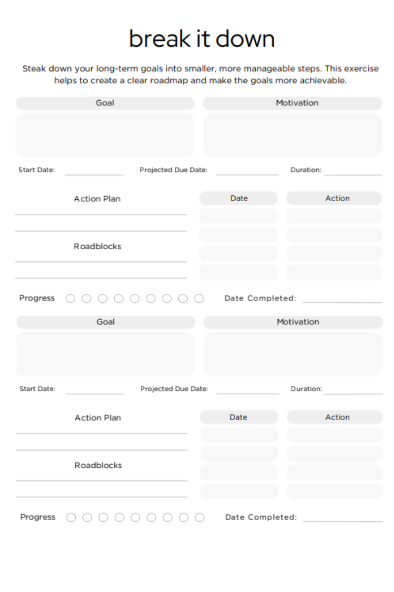 Mental Burnout Workbook