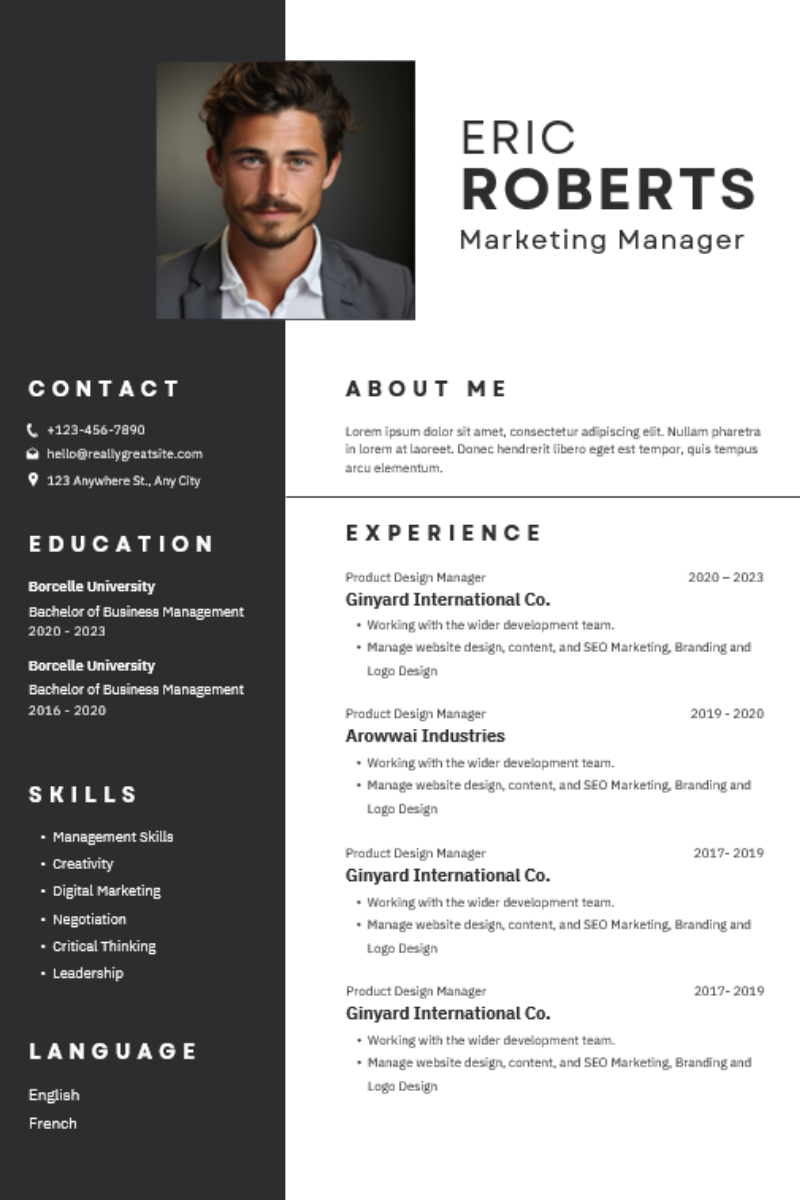 Resume Template 09