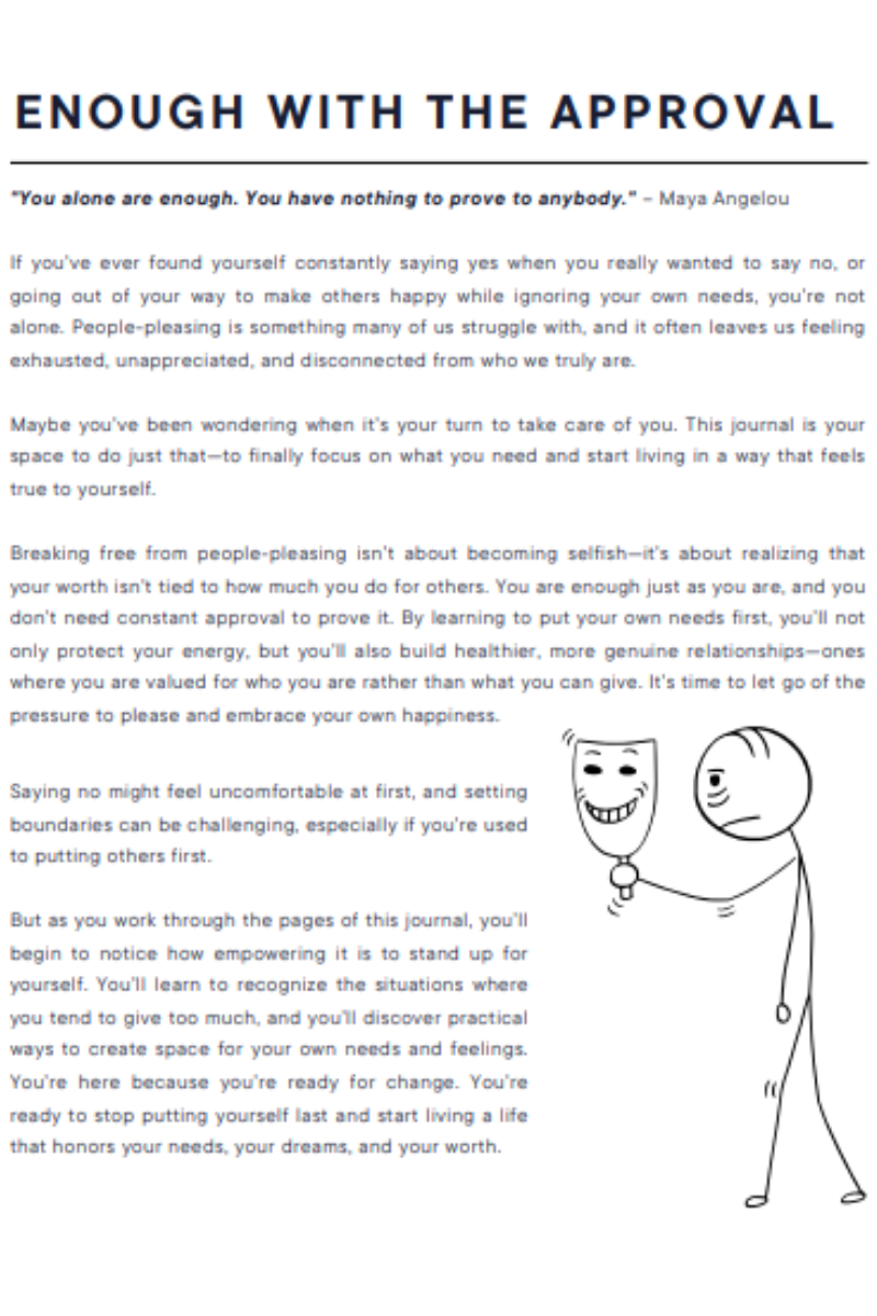 Stop People Pleasing Workbook