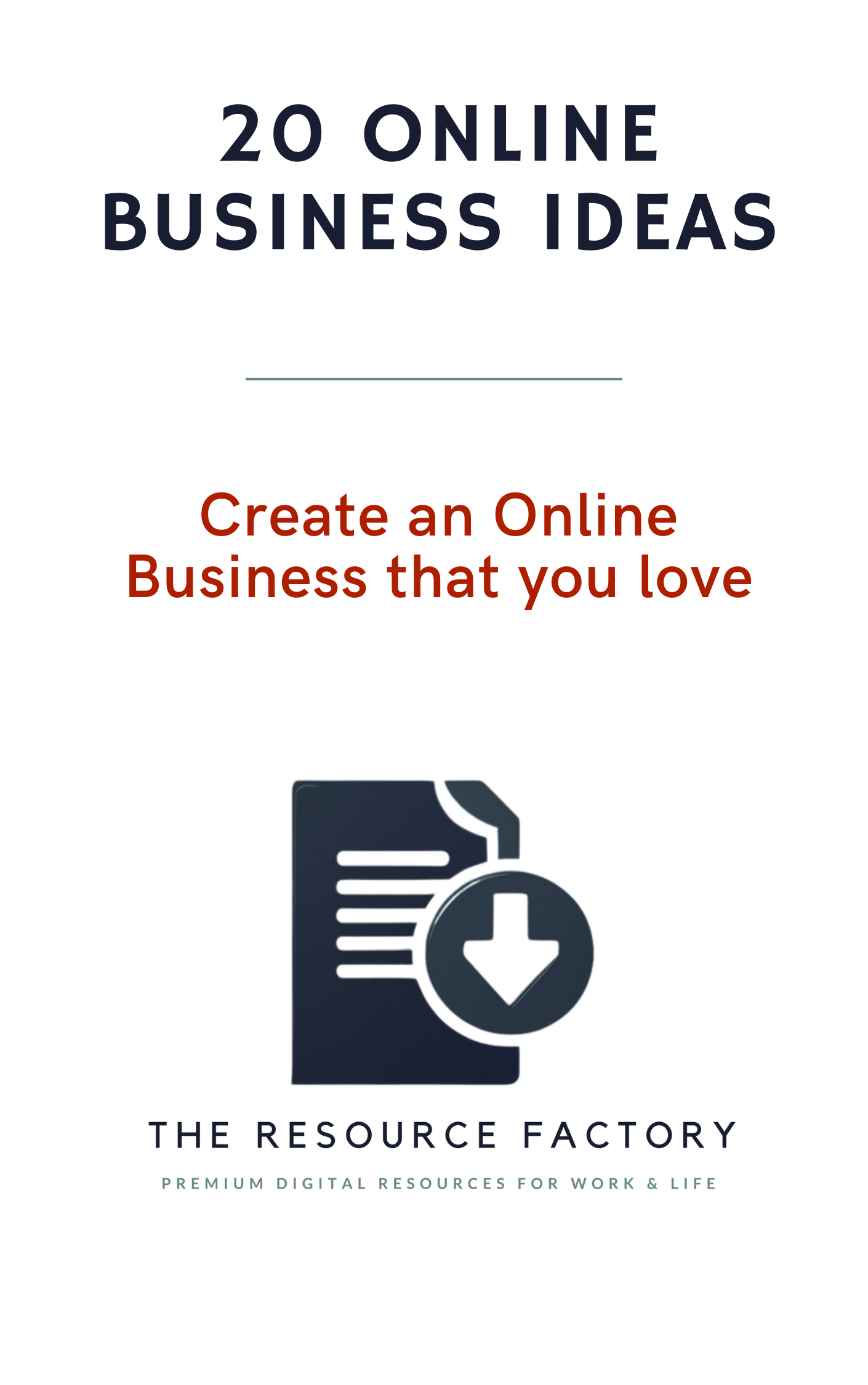 20 Online Business Ideas